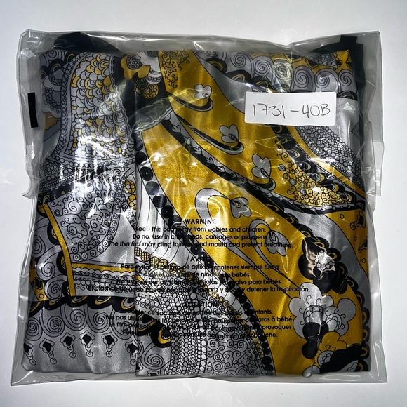 ARDEN B Womens M Silk Black Yellow Gray Print Dress Adjustable Strap Back Zip Up - Picture 10 of 10